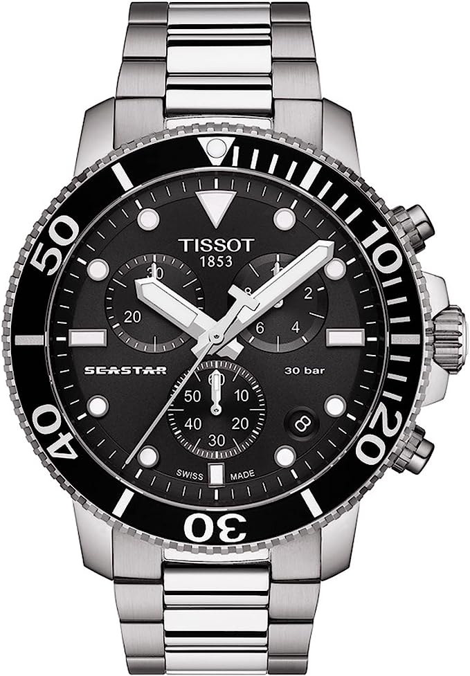 Tissot Seastar 1000 Chronograph Black Dial Stainless Steel 120.417.11.051.00