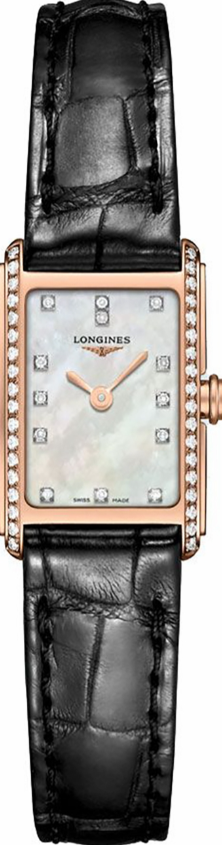 Longines DolceVita 18k Gold 39 Diamond 1/3 ct Ladies Swiss Watch L5.258.9.87.0