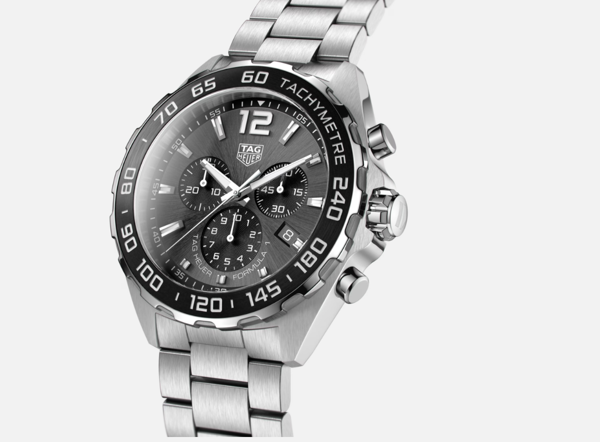 Tag Heuer Formula 1 Chronograph Anthrcite Dial Steel Mens Swiss Watch