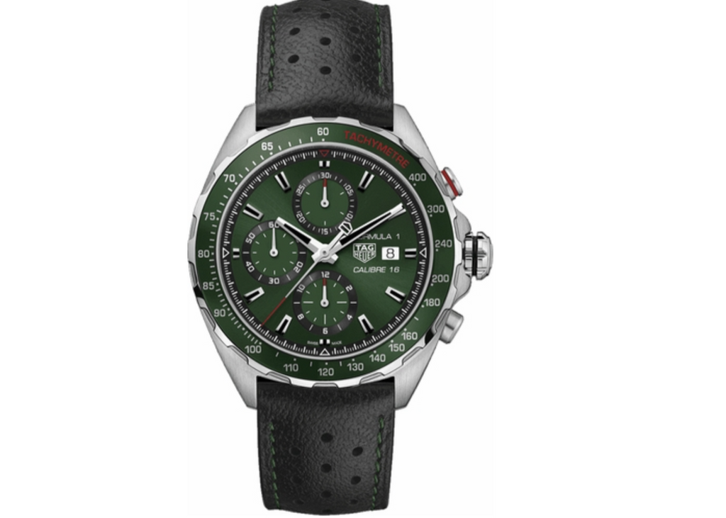 Tag Heuer Formula 1 Calibre 16 Automatic Chronograph Green Dial