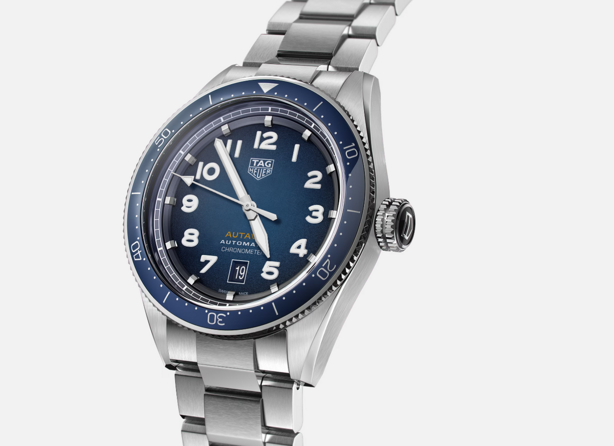 TAG HEUER AUTAVIA Chronometer Automatic Watch 42 mm Steel WBE5116.EB0173