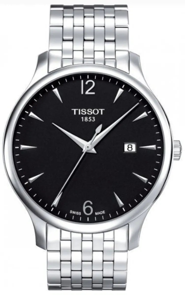 Tissot Tradition Anthracite Dial Stainless Steel Swiss Watch T063.610.11.067.00
