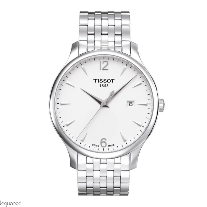 Tissot Tradition Silver Dial Stainless Steel Swiss Watch T063.610.11.037.00